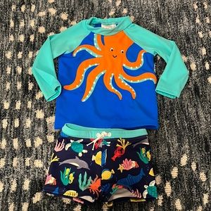 Boden boy 9-12m swim suit